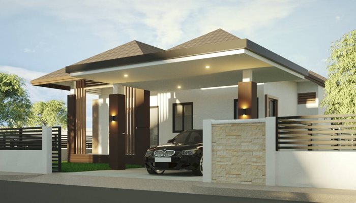 Single-storey detached house project